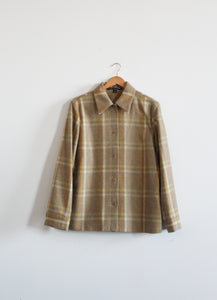 card catalog plaid swing coat