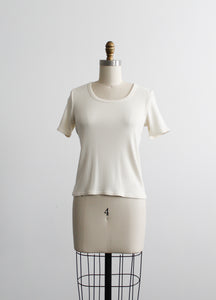 gullwing rib knit tee