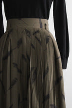 sparrows feather midi skirt
