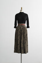 sparrows feather midi skirt