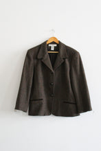 card catalog wool blazer
