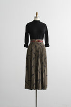 sparrows feather midi skirt