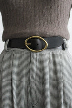 salt & pepper cotton houndstooth trousers (m)