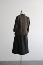card catalog wool blazer
