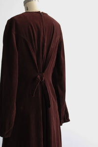 espresso corduroy market dress