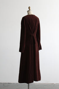 espresso corduroy market dress