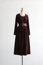 espresso corduroy market dress