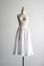 white cotton petticoat skirt