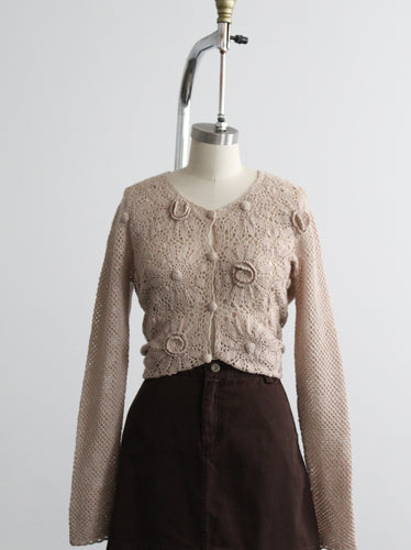 sunspun crochet cardigan