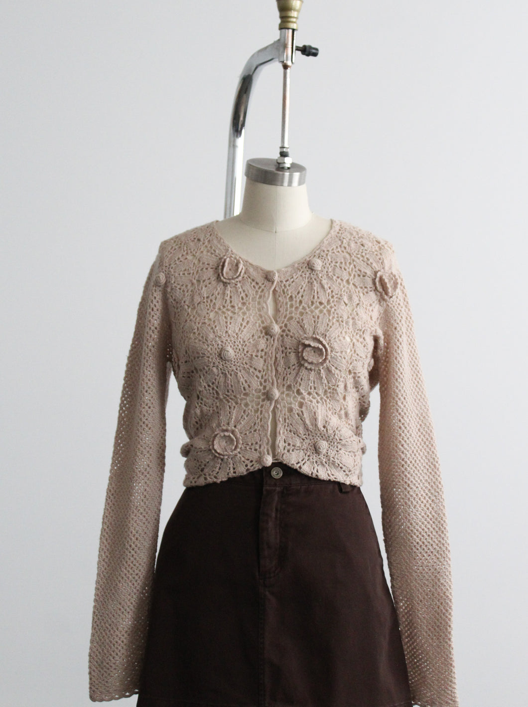 sunspun crochet cardigan