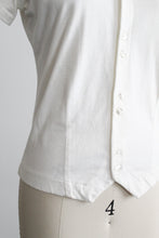 salt white cotton button up