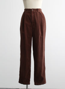 walnutshell corduroy trousers