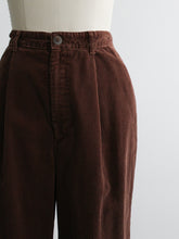 walnutshell corduroy trousers