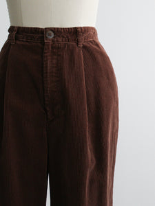 walnutshell corduroy trousers