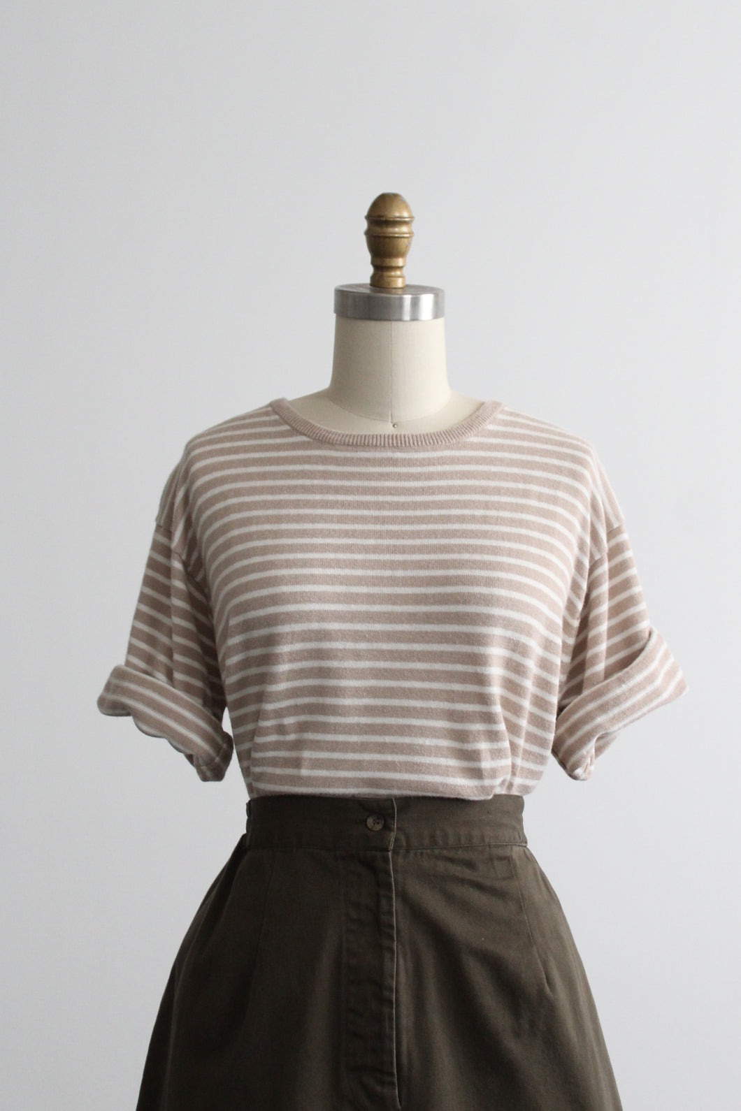 driftwood striped tee