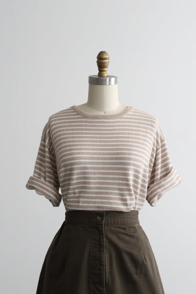 driftwood striped tee