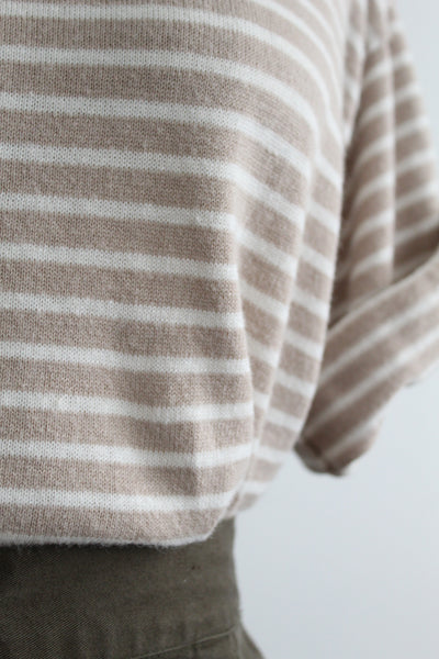 driftwood striped tee