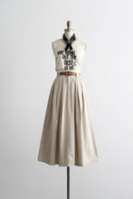 fawn cotton maxi skirt