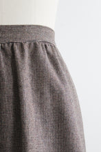 chestnut wool skirt