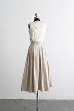 fawn cotton maxi skirt