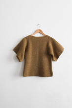 ochre knit tee (m)