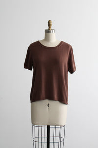 walnut silk tee