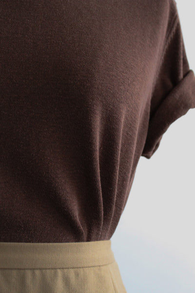 walnut silk tee