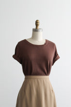 walnut silk tee