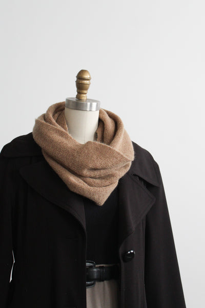 mohair cowl scarf