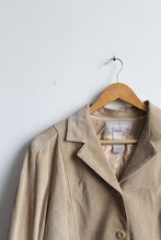 almond suede coat