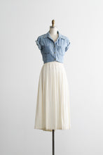 chamomile midi skirt
