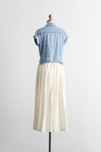 chamomile midi skirt