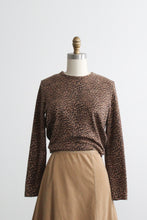 leopard print long sleeve tee