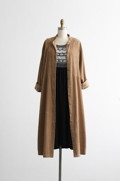 sand dune corduroy duster
