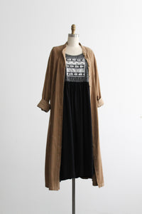 sand dune corduroy duster