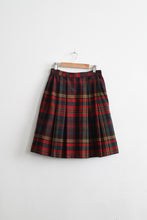 bramble wool pleated mini skirt (xs/s)