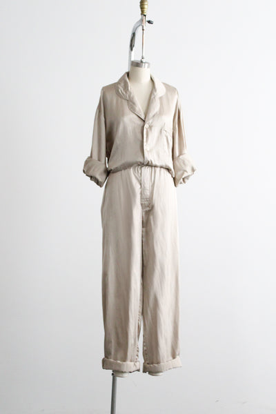 moonglow silk trousers set