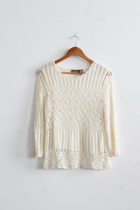 threadlight crochet pullover