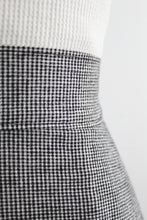 checkmate linen midi skirt