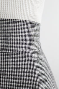 checkmate linen midi skirt