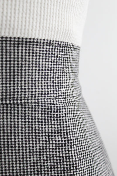 checkmate linen midi skirt