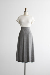 checkmate linen midi skirt