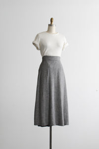 checkmate linen midi skirt
