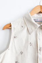 camilla sleeveless button up (m/l)