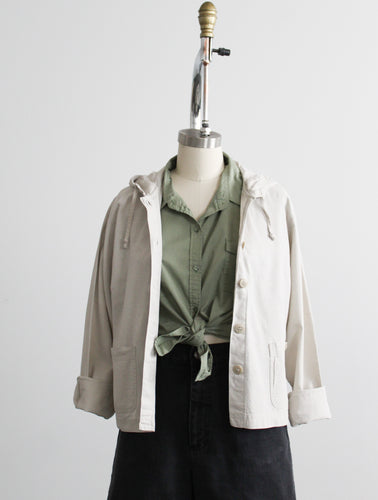 camilla linen hoodie