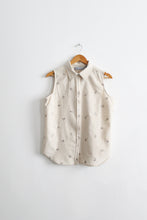 camilla sleeveless button up (m/l)