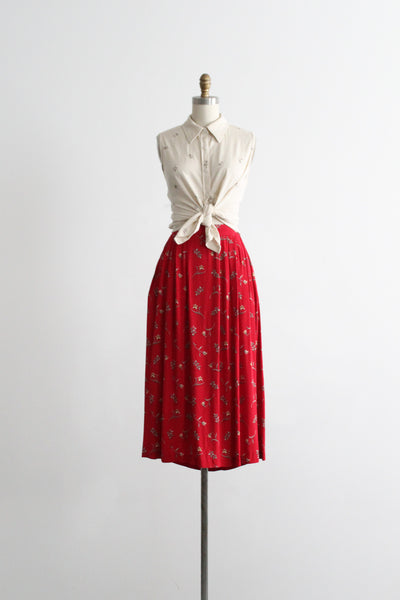 tomato garden skirt (l/xl)