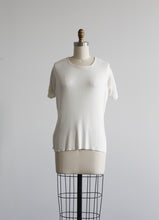 cloudwhite knit tee