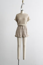 cabinlight plaid cotton shorts