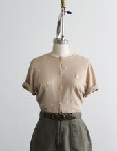 wisteria knit button up